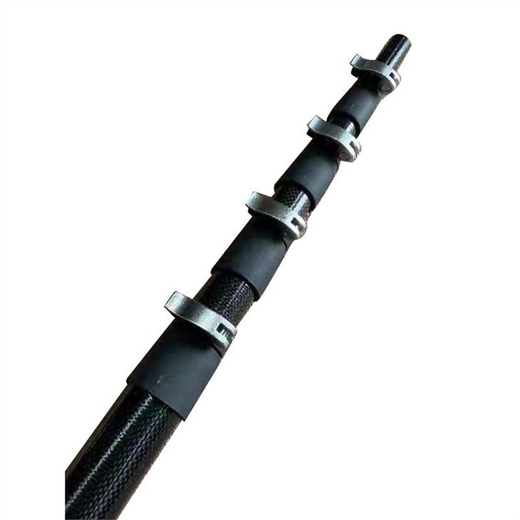telescopic carbon fiber inspection detection maping rod pole