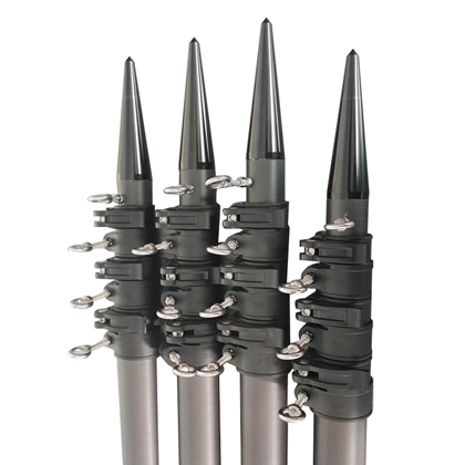 Tiang Outrigger Serat Karbon 18 kaki